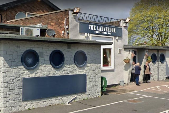 The Ladybrook on Ladybrook Lane was given a rating of four