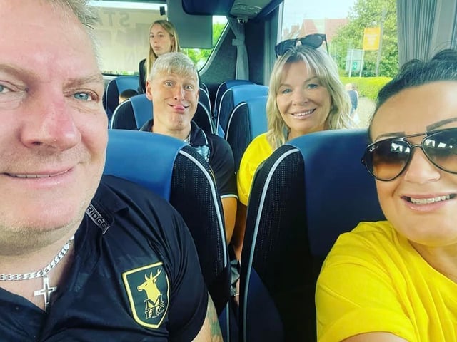 Mansfield Town fans are on the march to Wembley.