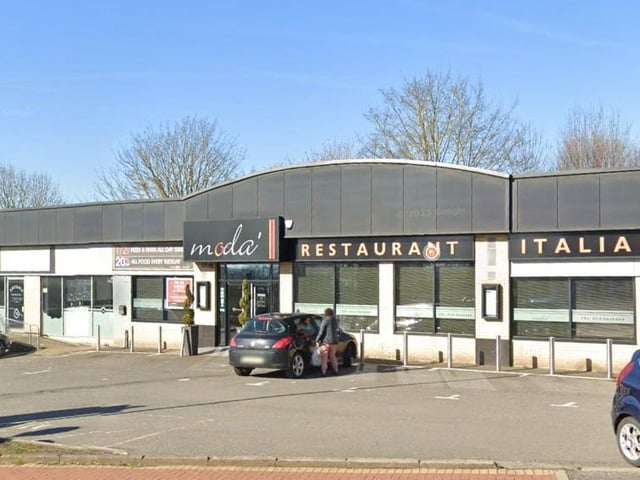 Moda Italian Restaurant at Annesley Road, Hucknall, was rated five out of five on February 28