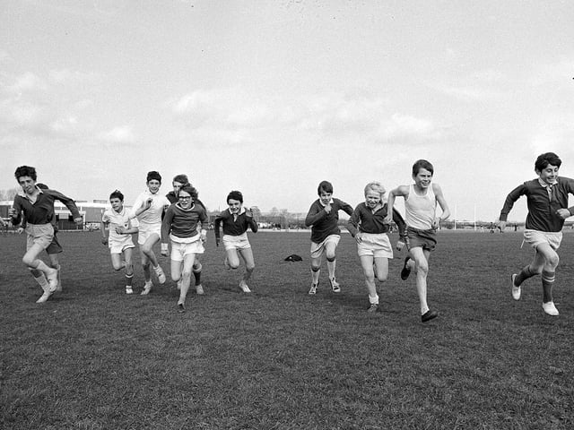 Meden School sports day, another from the early 70s. Recognise anyone in this race?