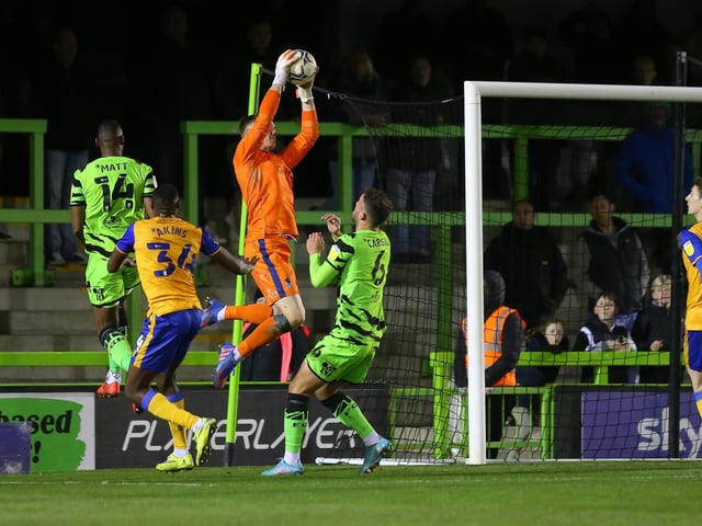 The Manchester United loanee was again outstanding at Forest Green and unlucky not to get a second clean sheet in a row, having made a 'worldie' save only to see Rovers slot home the rebound.