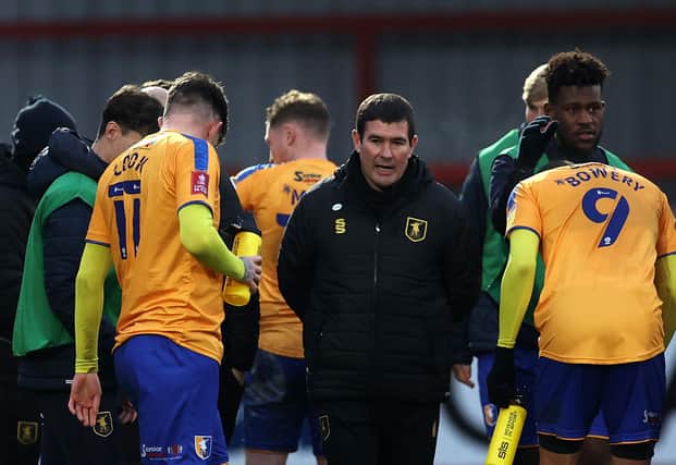 Nigel Clough wants Mansfield to show the same effort and desire shown at Chelthenham Town.(Photo by Eddie Keogh/Getty Images)