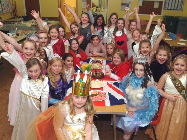 In 2006 1st Blidworth St Marys Brownies held a Queens Tea Party on Tuesday to celebrate raising £533.43 as part of the Childrens Marathon Challenge for children with leukemia.