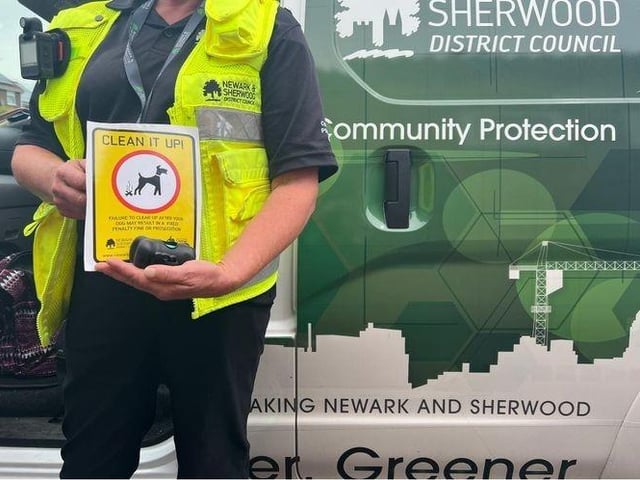 Community Protection Officers chatted to residents about responsible dog ownership.