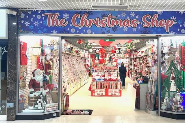 The Christmas Shop is back in Mansfield.