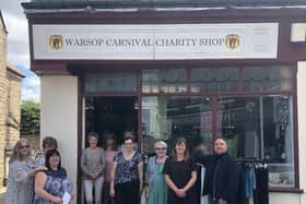 Warsop carnival charity shop volunteers.
