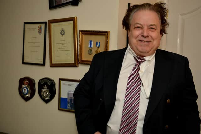 Ex-detective Andrew Bowie is on the road to recovery after illness