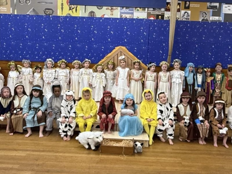 Children from St Joseph's Catholic Primary and Nursery School put on a sparkling show for parents