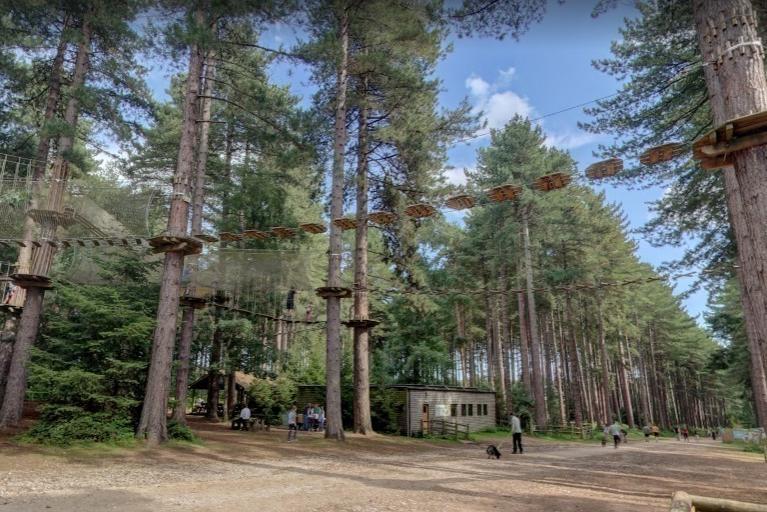 Sherwood Pines Forest Park is a forest park located near the village of Kings Clipstone. It is a popular destination for walkers, families and cyclists. The forest is the perfect spot for a walk through autumn leaves and changing trees.