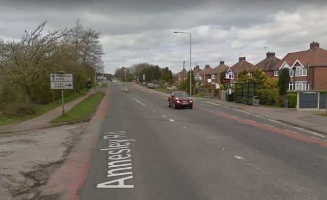 You will find a speed camera on Annesley Road, Hucknall - 30mph.