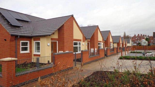 The council wants to build 77 new homes