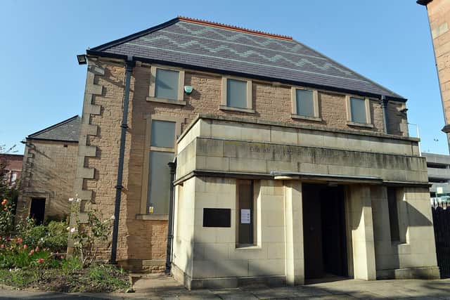 The historic chapel building, which was built in 1702.
