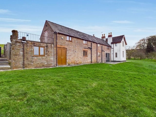 One last look at the exterior of the Kirkby period farmhouse, which is described by the marketing agents as the perfect countryside retreat.