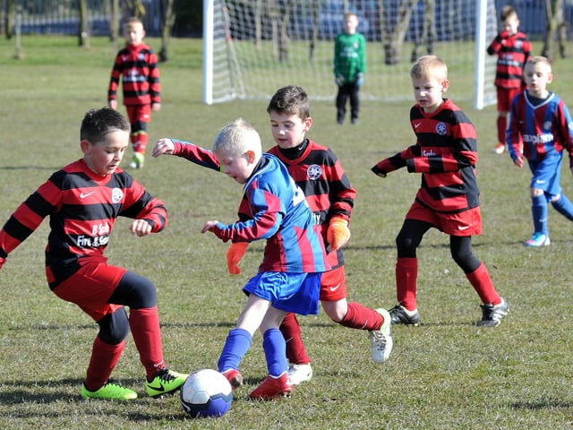 Mansfield Chad Youth League. Mansfield Boys Under 8's (red and Black) v Bagthorpe