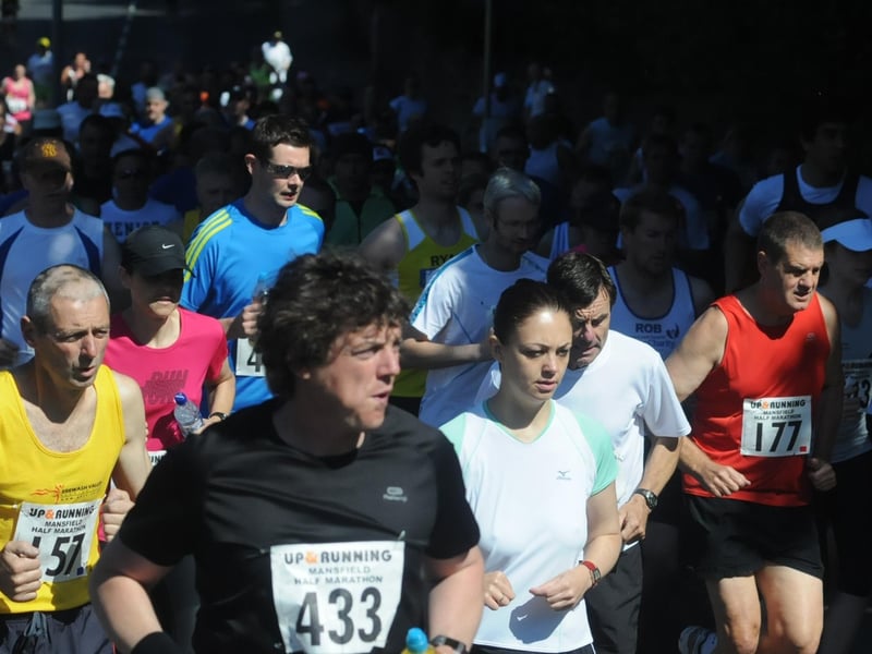 Thousands of runners have taken part in the Mansfield Half Marathon down the decades. Can you spot anyone you know here?