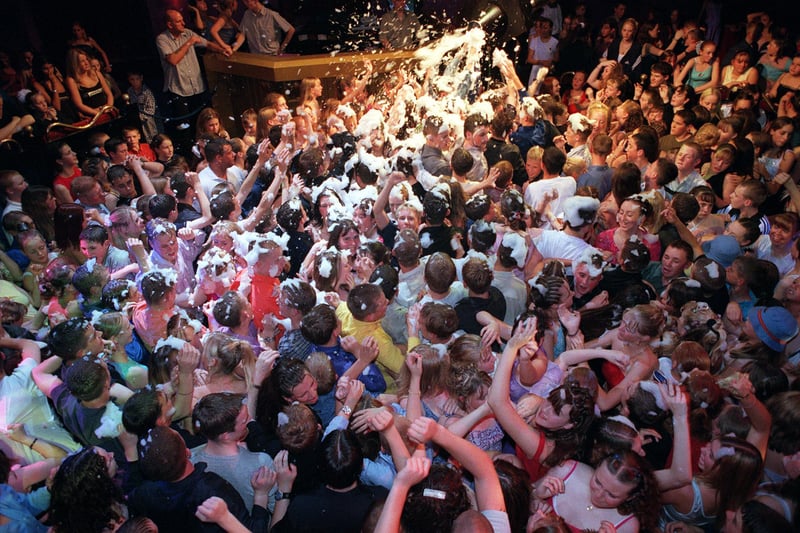 A year 2000 foam party at The Wesley. Was it one of your favourites for a night out?