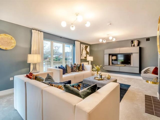 As well as an open plan living space there is also a separate living room for cosy family evenings