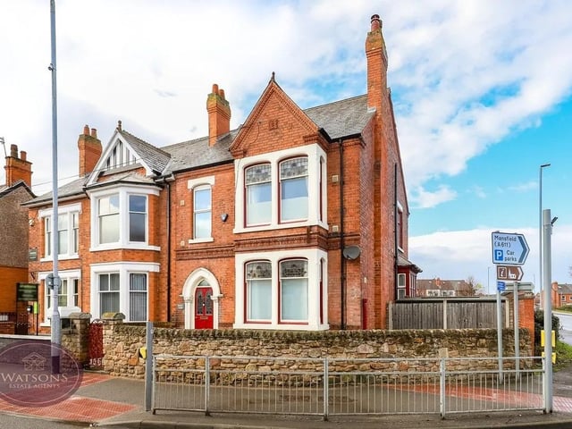 Edwardian masterpiece with lucrative opportunity, Introducing 'Rovert House', occupying a prime position in the central area of Hucknall. The prominent home built in 1905 has to be seen to be believed - and there is also the opportunity to build on the plot (STPP). The extensive accommodation has been lovingly maintained to preserve character features like stained glass windows and cast iron radiators. Upstairs, the landing leads to the 4 double bedrooms (2 with en suite facilities) and an impressive family bathroom with 4 piece suite. The stylish presentation is in keeping with the property's character and maintained to mean the lucky buyer can move in with peace of mind. Outside, planning permission was previously granted (Ashfield V/2019/0823) to build 2 semi detached houses (recently lapsed), making this a potentially lucrative option.