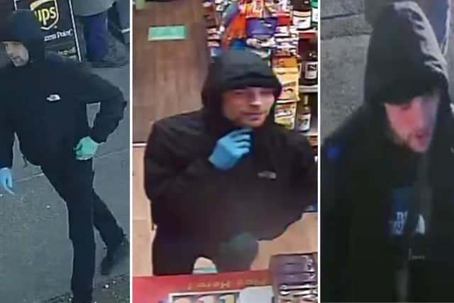 Police believe this man can help with their investigation into a robbery in Sutton.