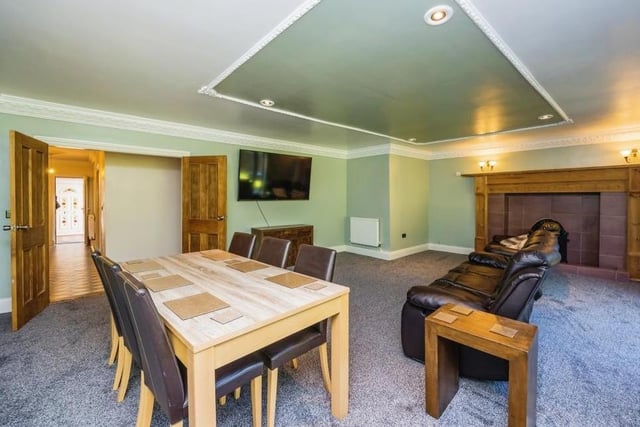 Why not treat your family or friends to an evening meal? The property does also include a separate dining room.