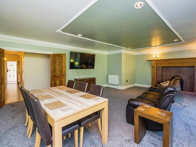 Why not treat your family or friends to an evening meal? The property does also include a separate dining room.