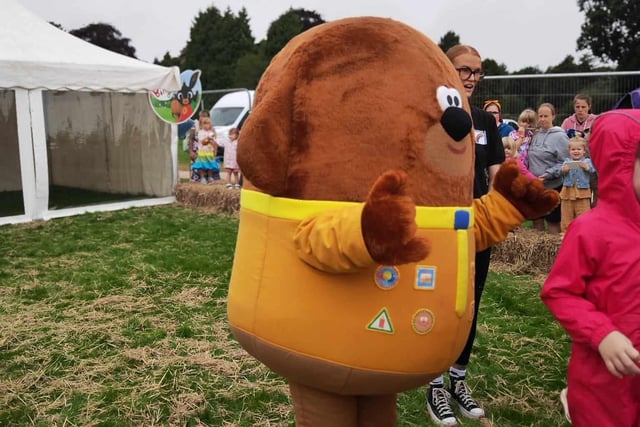 Youngsters were all keen to meet and greet CBeebies favourite Hey Duggee