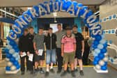 Meden School students have celebrated a fine crop of GCSE results. Photo: Submitted