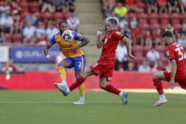 Stags were beaten 1-0 at Leyton Orient on Saturday. Photo by Chris Holloway / The Bigger Picture.media