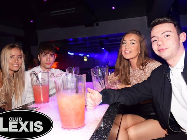 Enjoying a few drinks