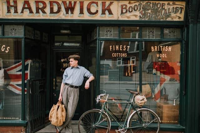 The shop is designed to make customers feel as though they've stepped back in time.