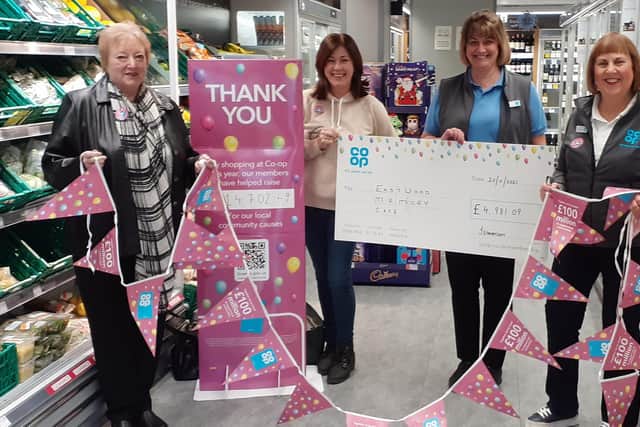 Eastwood Memory Cafe also received a chunk of the Co-op Local Community Fund.