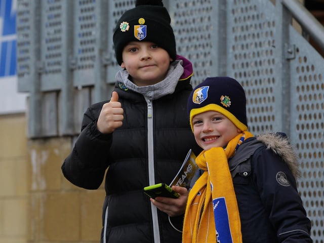Just some of the Mansfield fans who made the journey to Cambridge back in January 2018.