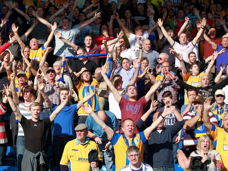 Stags fans get behind the boys with a packed away end. Tell us your favourite Stags away day memories.
