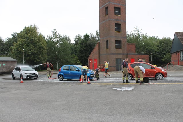 The fundraiser was held at Ashfield Fire Station, Sutton Road.