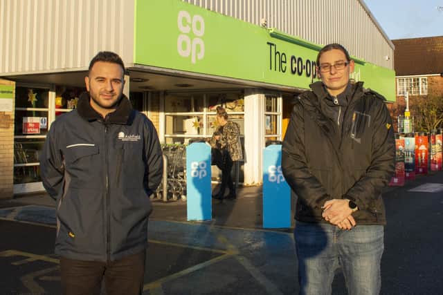 Antonio Taylor, Ashfield Council community safety manager, and Coun Helen-Ann Smith in Stanton Hill. Picture: Ashfield Council