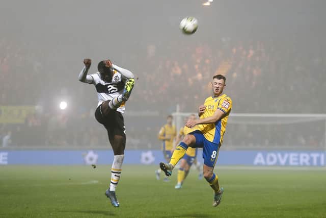 Mansfield Town midfielder Ollie Clarke (08) during the Carabao Cup match against Port Vale FC at the One Call Stadium, 30 Oct 2023  
Photo credit : Chris & Jeanette Holloway / The Bigger Picture.media
