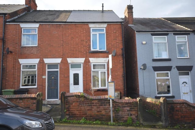 This two bedroom end terrace is being marketed by Hunters, 01246 908110.