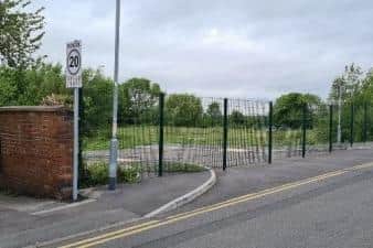 The proposed development site, as seen from Walker Street, Eastwood. Picture: Broxtowe Council