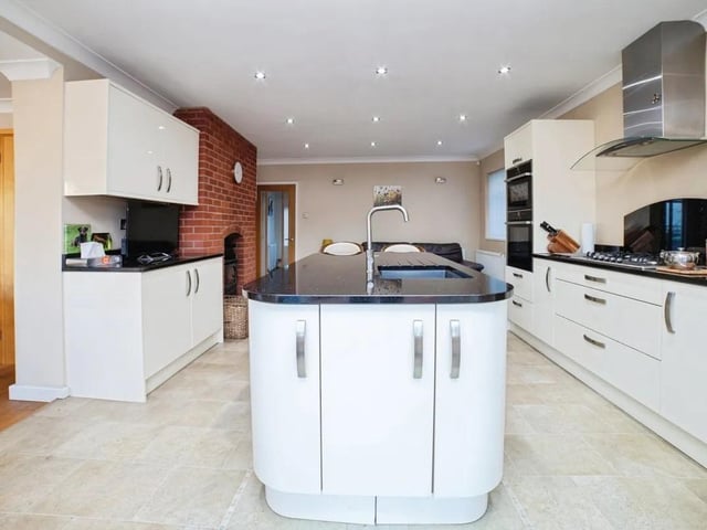 The open plan layout lends itself perfectly to family life