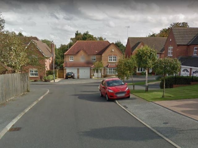 A house on Mayflower Court in Mansfield was sold for £600,000 on June 3.
