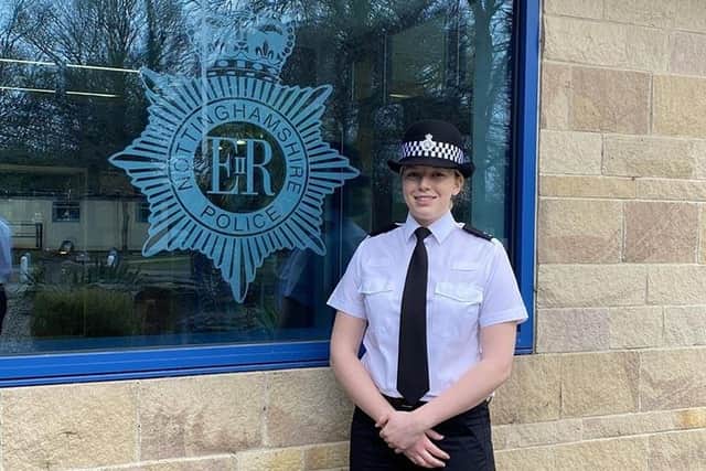 Apprentice police officer Hannah Ware