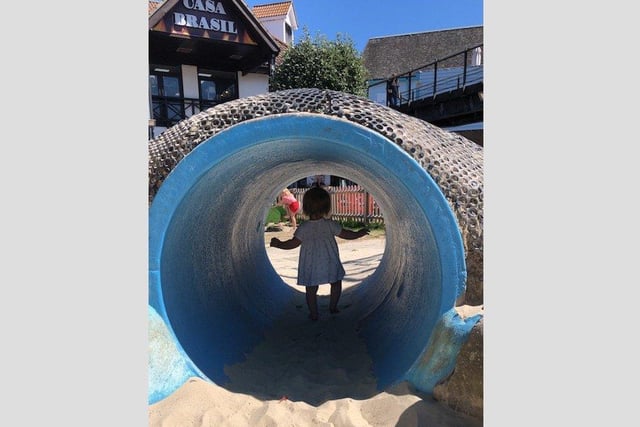 Willow, aged one, enjoying the summer sun in the park at Port Solent. Picture: Danielle Tucker