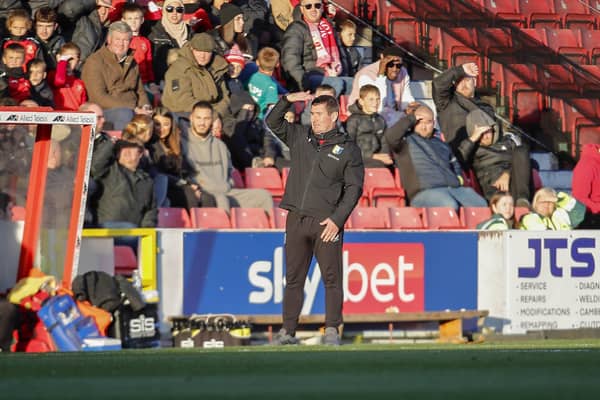 Stags boss Nigel Clough during the Sky Bet League 2 match against Swindon Town FC at The County Ground, 25 Nov 2023. 
Photo credit Chris & Jeanette Holloway / The Bigger Picture.media