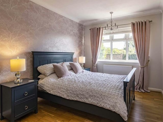 So many of the rooms within the £675,000 Church Street bungalow are tastefully decorated, including this second bedroom at the back of the property.
