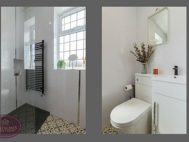 A modern shower room and WC are highly convenient additions to the ground floor.
