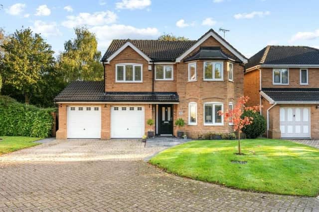 New to the market is this impressive stylish four-bedroom house on Hazel Way, Linby, which has a guide price of £575,000 with West Bridgford-based estate agents, L&A Living.
