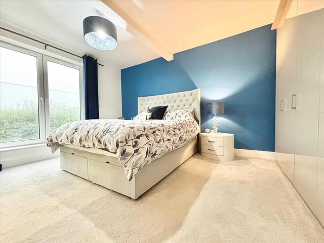 Two of the bedrooms boast a Juliet balcony window so you can wake up to stunning views over open fields with horses, a setting that offers peace, charm, and an unrivalled lifestyle.