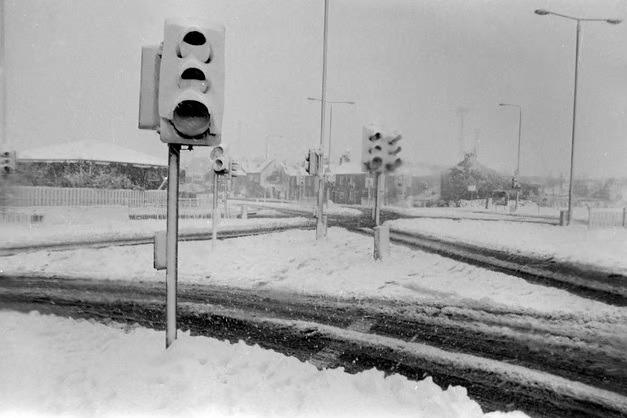 1990 and people had to abandon their cars and cancel non-essential journeys as roads became treacherous with snow and ice.