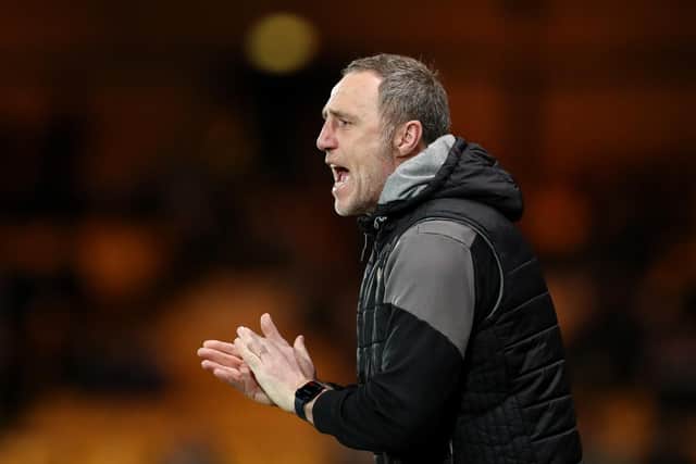 Andy Crosby, manager of Port Vale (Photo by Lewis Storey/Getty Images)
