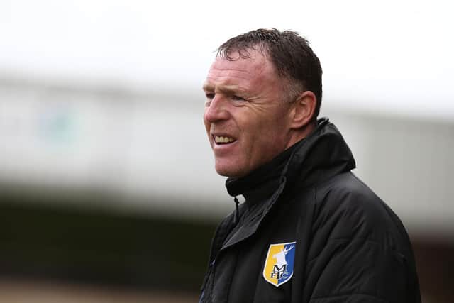 Graham Coughlan during his time as Stags boss.